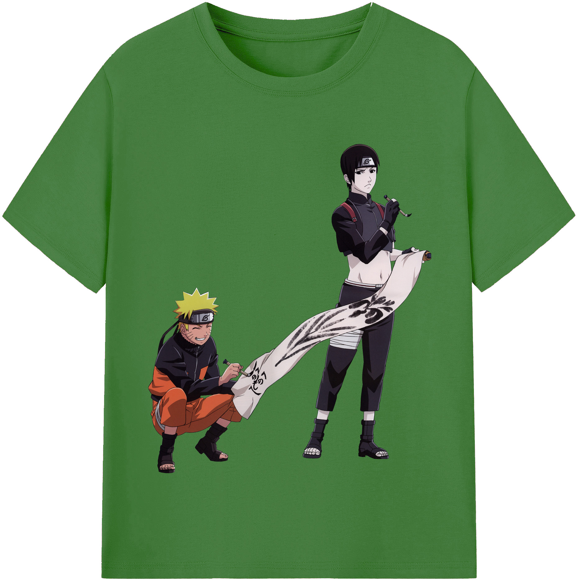 （画像用） NARUTO -ナルト- うずまき ナルト Uzumaki Naruto レディースカジュアルプリントTシャツ（綿100％）